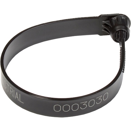 Global Industrial Plastic Truck Seal, 7-1/2L, 60 Lb. Break Strength, Black, 100PK 670477BK